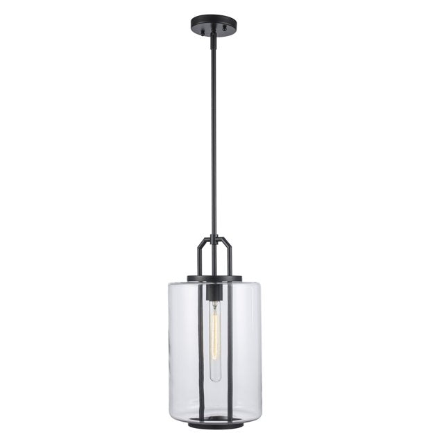 Trans Globe Lighting Regalia 9" Wide Mini Pendant - Black - PND-2235