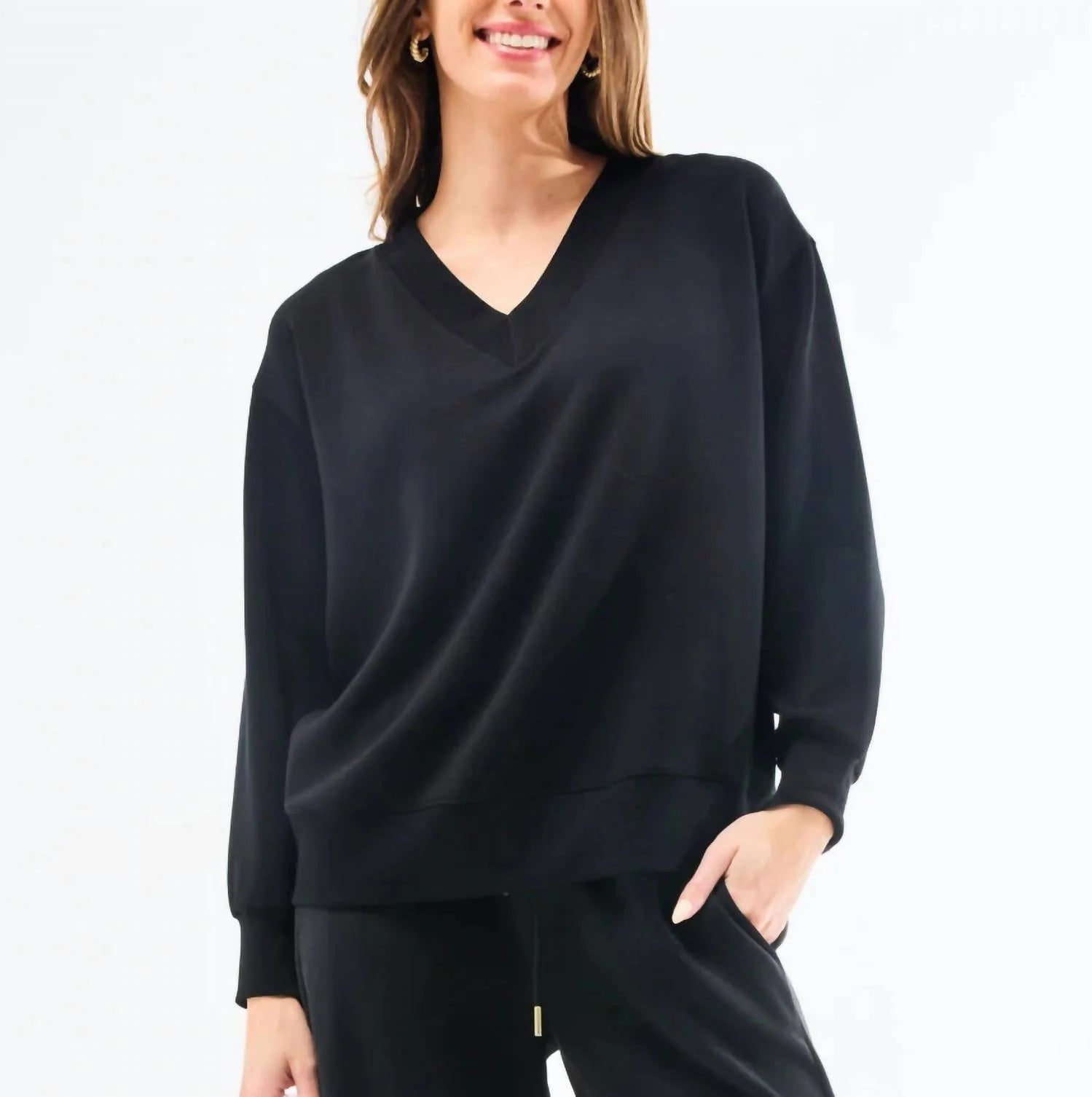 Mary Square - Hazel V-neck Top  XL