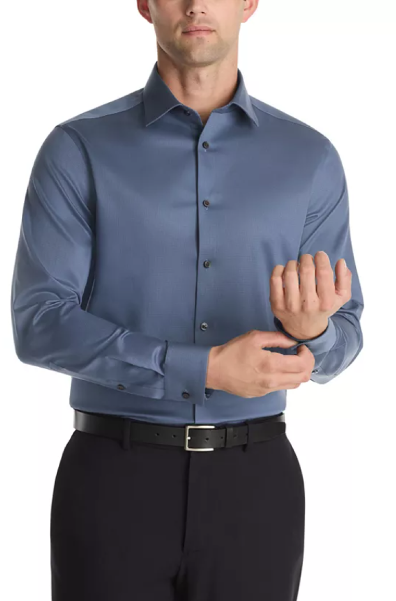 CALVIN KLEIN Men's Steel + Stretch | Slim Fit | Wrinkle Free | Wicking | Size: 15 32-33