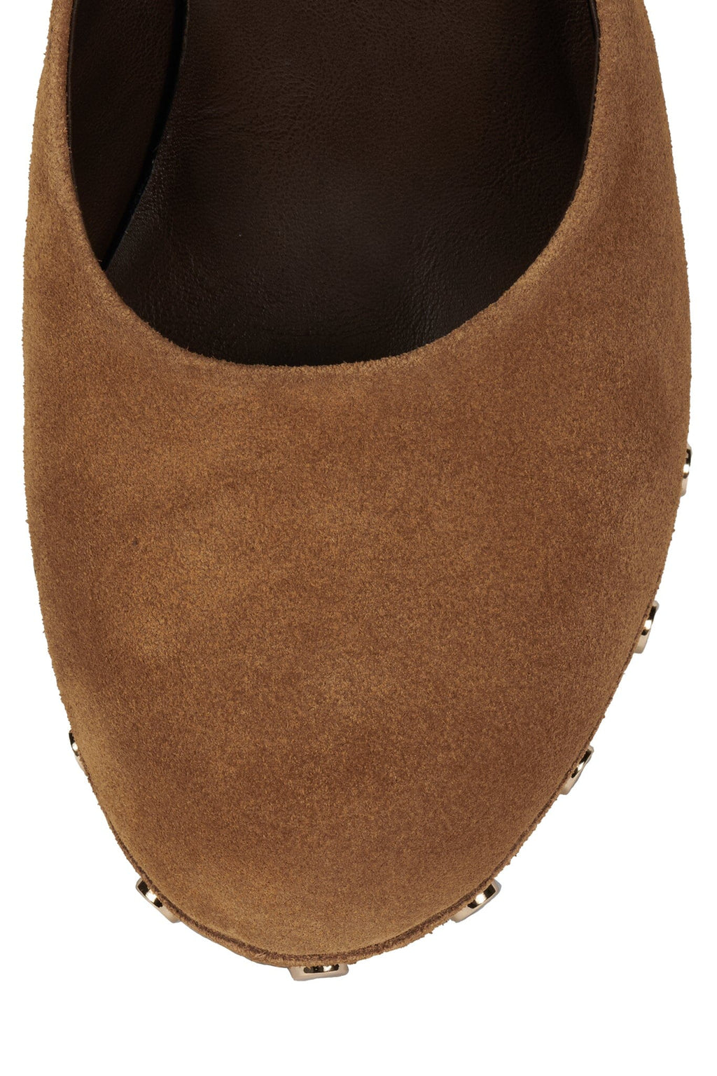 JEFFREY CAMPBELL Women's Cloguette in Brown Suede - 7