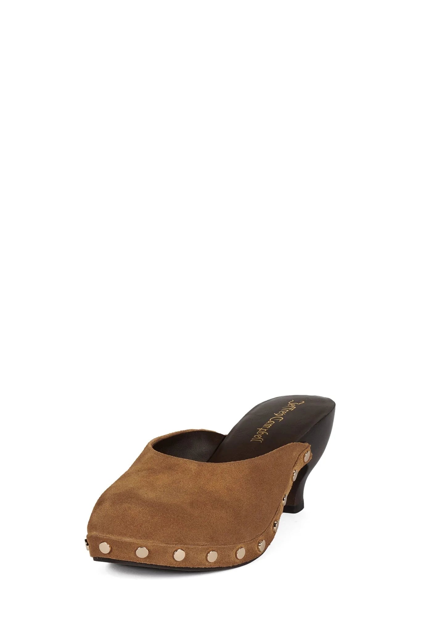 JEFFREY CAMPBELL Women's Cloguette in Brown Suede - 7