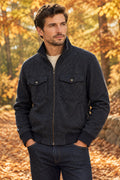 Men's Fleece Jacket by Banana Republic - Dark Navy - Size Medium