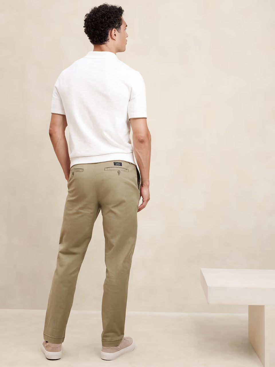Banana Republic Men's Athletic Lived-In Chino - Acorn - 31x34