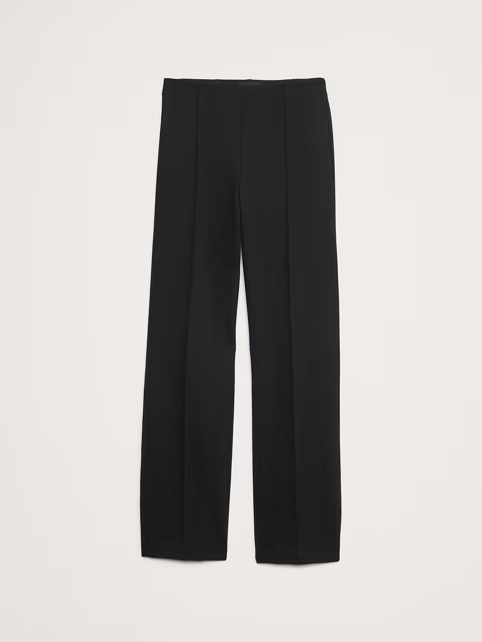 Fitted Everywhere Ponte Ankle Pant by Banana Republic - Black - Size Medium Petite