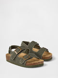 Baby Gap Toddler Buckle Cork Sandals Thyme Green Size: 9-10
