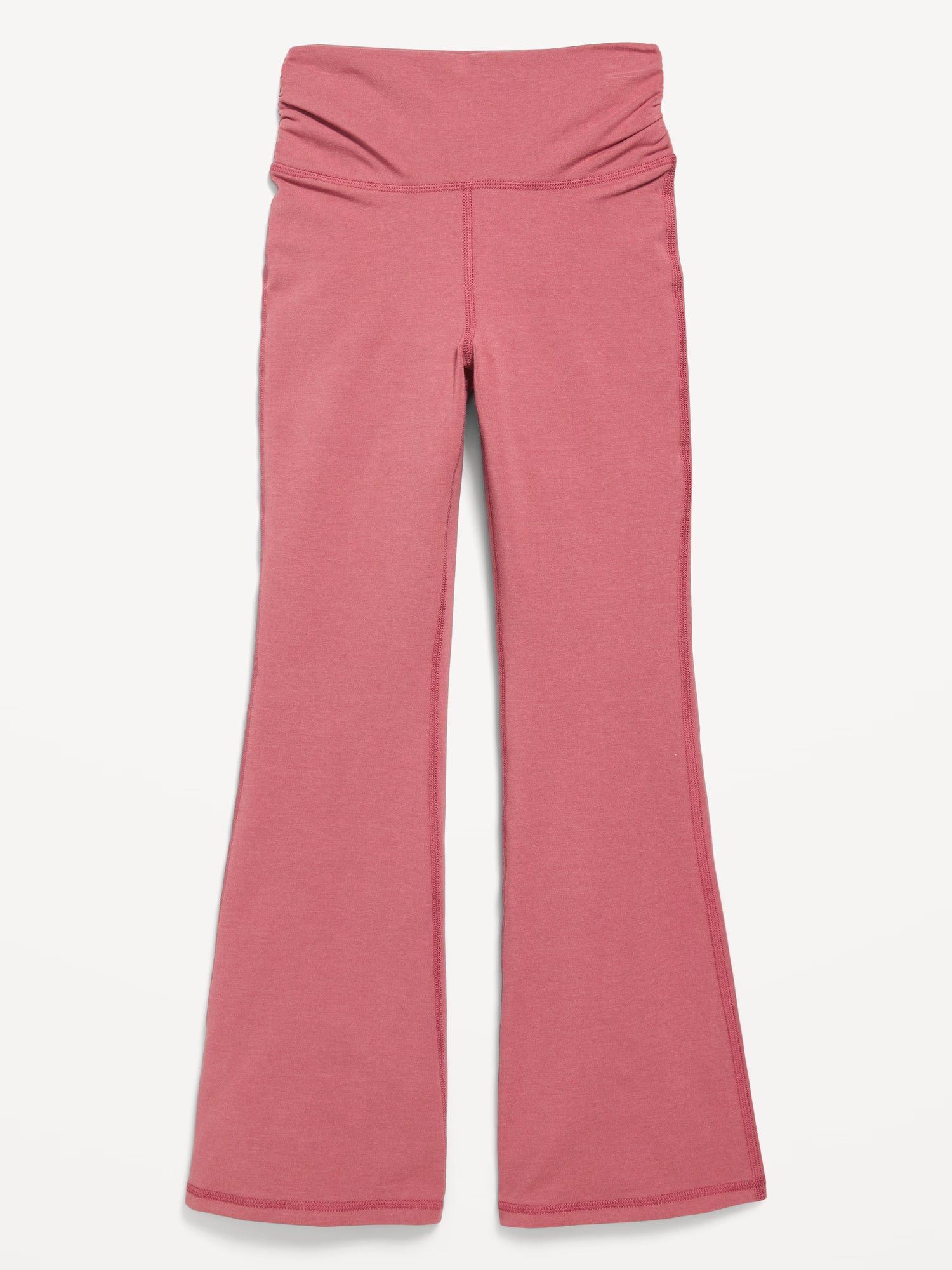 Old Navy High-Waisted PowerChill Side-Ruched Flare Leggings for Girls Size XL