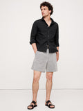 Banana Republic Standard-Fit Lightweight Textured Shirt - Black - XL