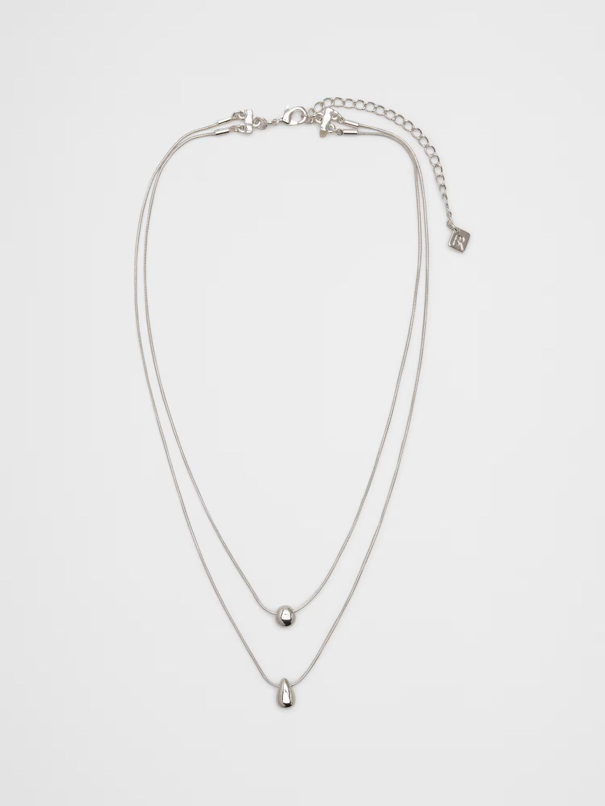 Banana Republic Layered Metal Pendant Necklace
