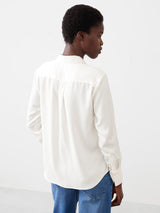 Banana Republic Silky Classic Shirt - Snow Day - Size: Large
