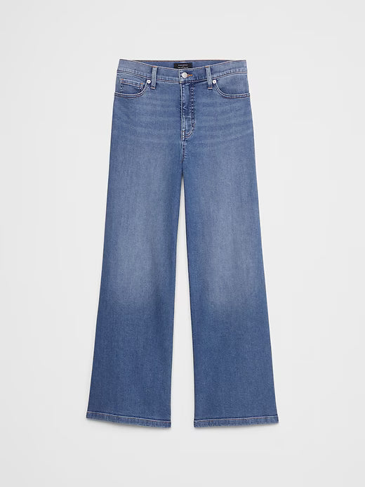 Banana Republic Wide-Leg High-Rise Jean Size: 27 Tall