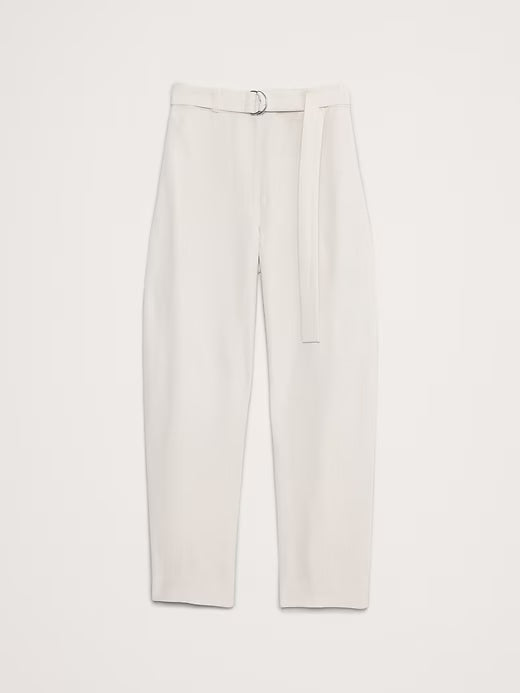 Banana Republic High-Rise Barrel Tencel™-Linen Pant Size: 4