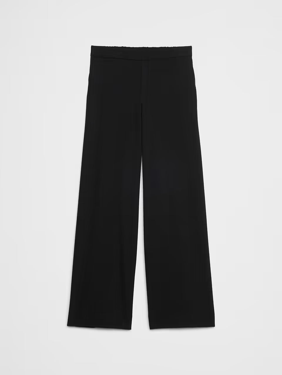 Hayden Wide-Leg Pant by Banana Republic - Black - Size 4 Petite