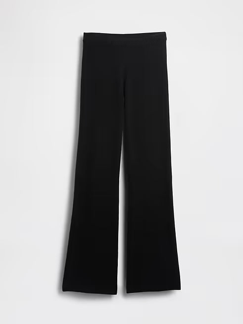 CashSoft Boot Sweater Pants by Gap - True Black - Size Medium