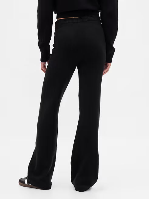 CashSoft Boot Sweater Pants by Gap - True Black - Size Medium