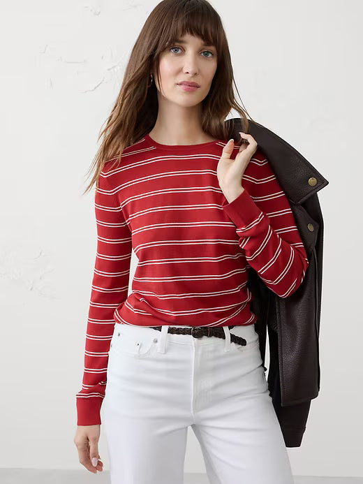 Forever Striped Sweater Size XL