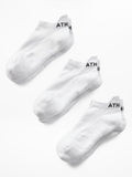 Athleta Everyday Ankle Sock 3-Pack - Bright White - S/M