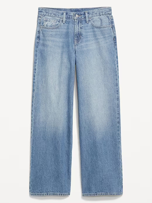 OLD NAVY Mid-Rise Wow Baggy Wide-Leg Jeans  TALL SIZE 18