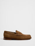 Banana Republic Classic Suede Penny Loafer Cognac - Mens - Size 12