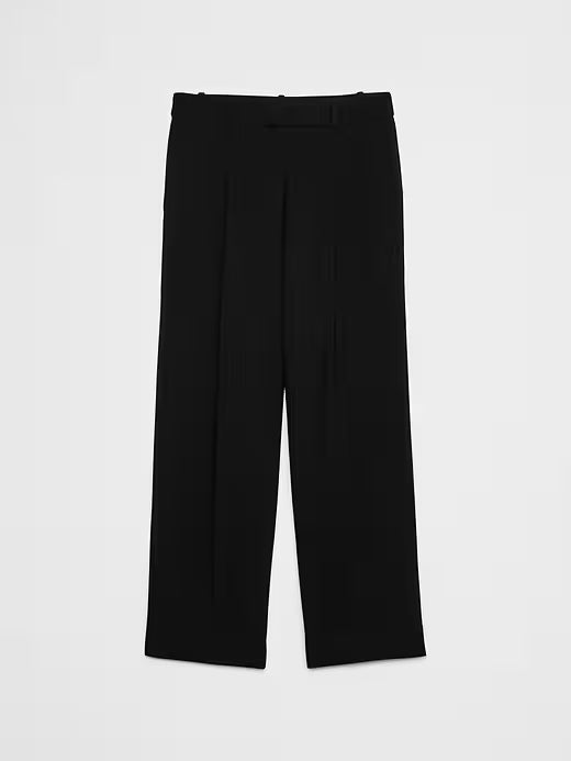 Banana Republic Straight High-Rise Double Weave Trouser Size: 4