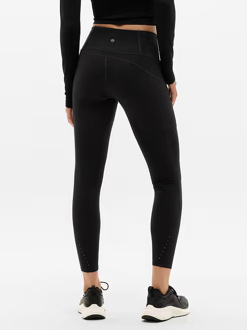 Athleta Rainier High Rise Legging - Black - Size Medium