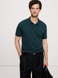 Luxury-Touch Polo by Banana Republic - Dark Green - Medium