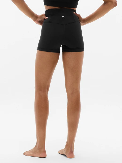 Elation Ultra High-Rise Shortie by Athleta - Black - Size: Medium