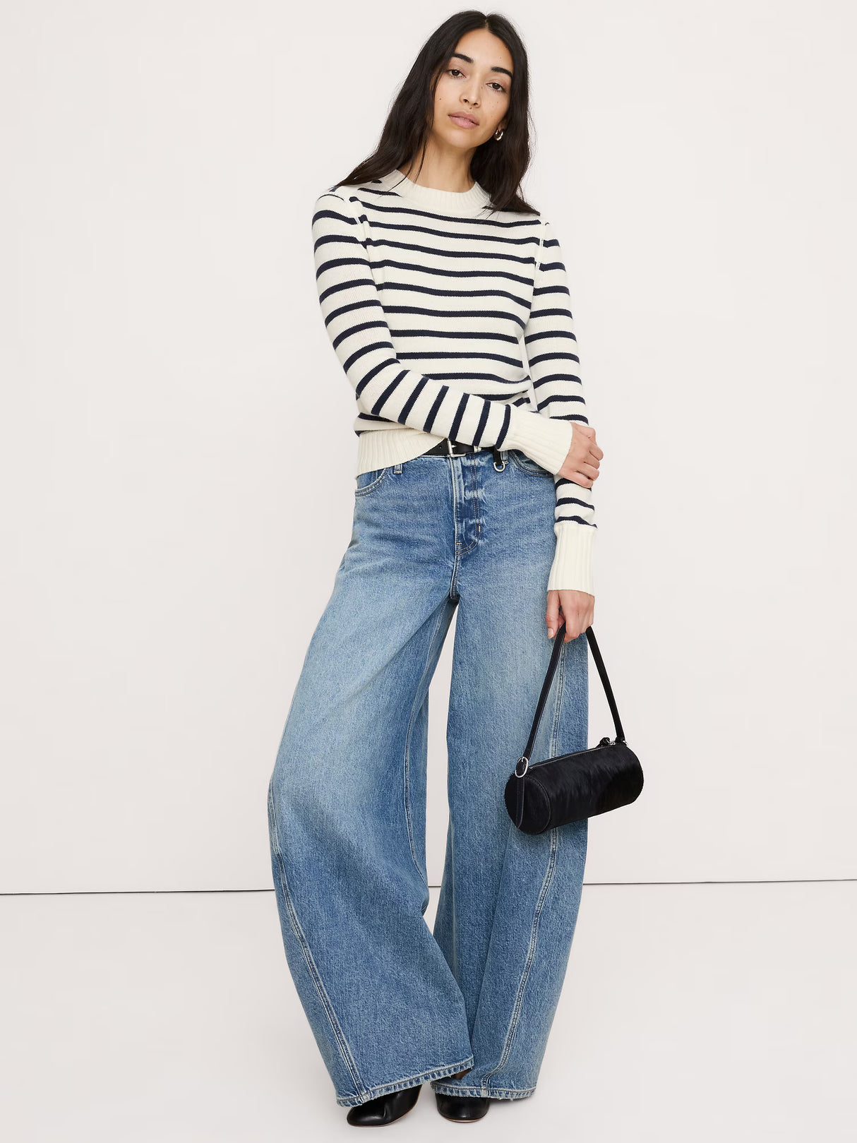 Banana Republic Cotton Crew-Neck Sweater Size Large