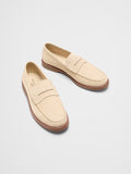 Banana Republic Soft Suede Loafer Milk/Natural - Mens - Size 12