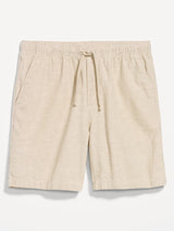 OLD NAVY-Linen-MEN Blend Jogger Shorts -- 7-inch inseam- LG- A Stone'S Throw