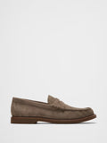 Banana Republic Soft Suede Loafer Mushroom - Mens - Size 12