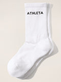 Athleta Everyday Crew Sock - Bright White - S/M