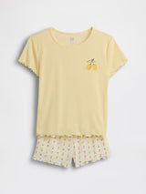 Gap Kids Recycled Rib PJ Short Set Size 10