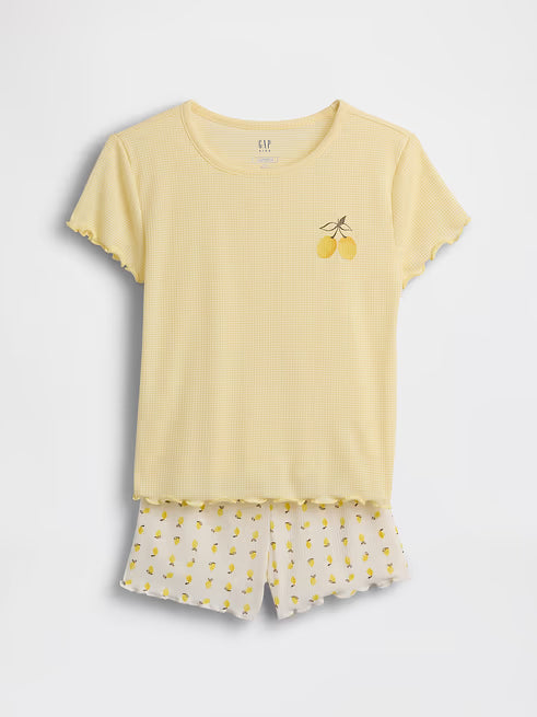 Gap Kids Recycled Rib PJ Short Set Size 10