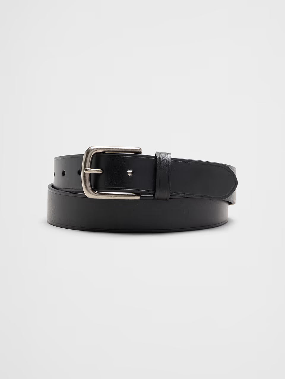 Banana Republic Men's Classic Leather Chino Belt - Black - 32