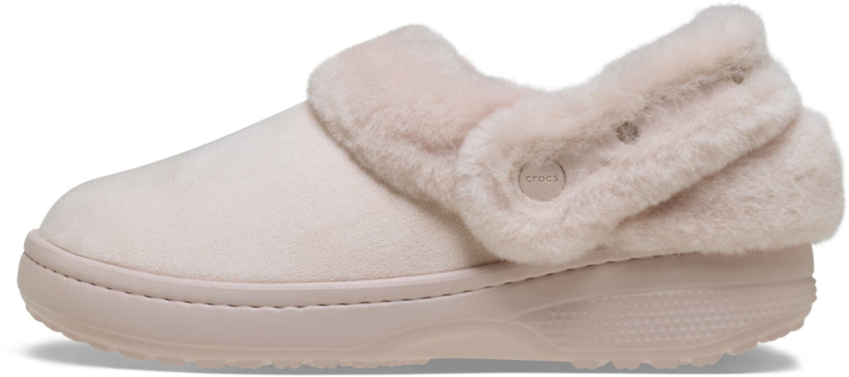 Crocs Classic Unfurgettable Vegan Suede Milk Pink Size: 9W/7M