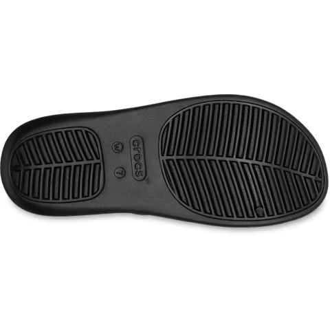 *CROCS - Getaway Strappy Sandal, Women's 7, Black