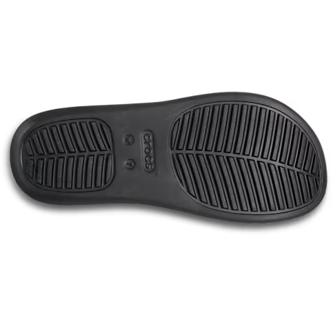 CROCS Women's Getaway Platform Toe Loop in Black - 11