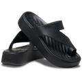 CROCS Women's Getaway Platform Toe Loop in Black - 11