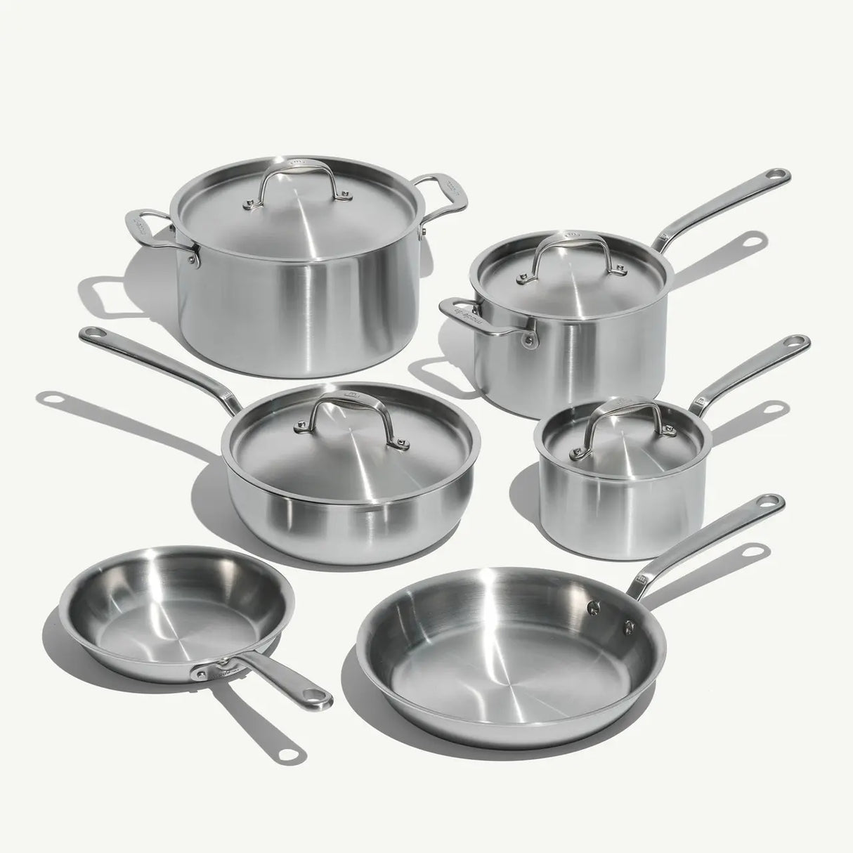 10 Piece Stainless Steel Made In Cookware Set