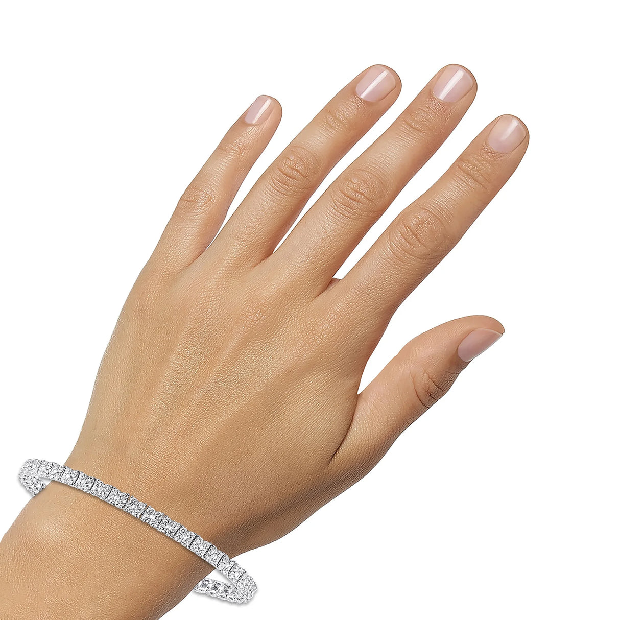 Brilliance Fine Jewelry | 1-3/4 Carat Lab Grown Diamond Classic Tennis Bracelet in 925 SS | 6"