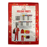 Dec 25th Men's Holiday Life Of The Party 3-Piece LED Light Up Suit Set XX-Large