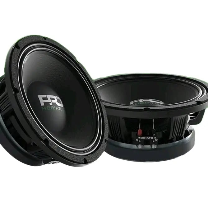 MOBIATOR MB-PRO108MB 10" Cast Basket Mid-Range Speakers (Pair)