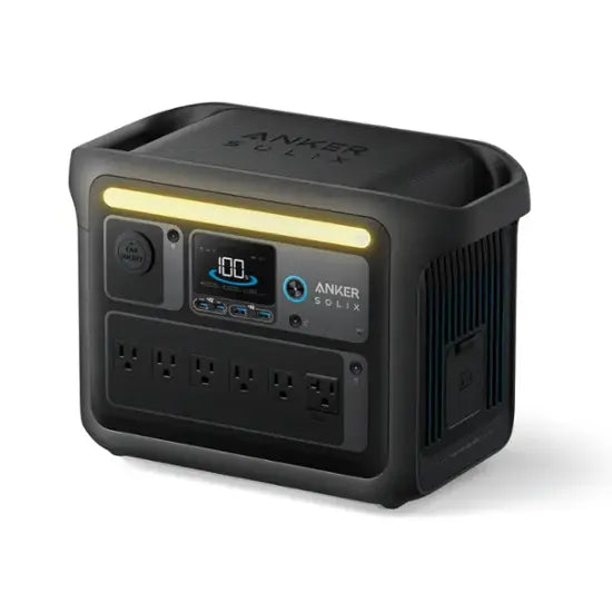 Anker SOLIX C1000X Portable Power Station 1056Wh - Black (1056 Wh Capacity) - Black