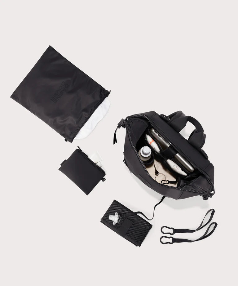 Dagne Dover Indi Neoprene Diaper Backpack - Medium - Onyx