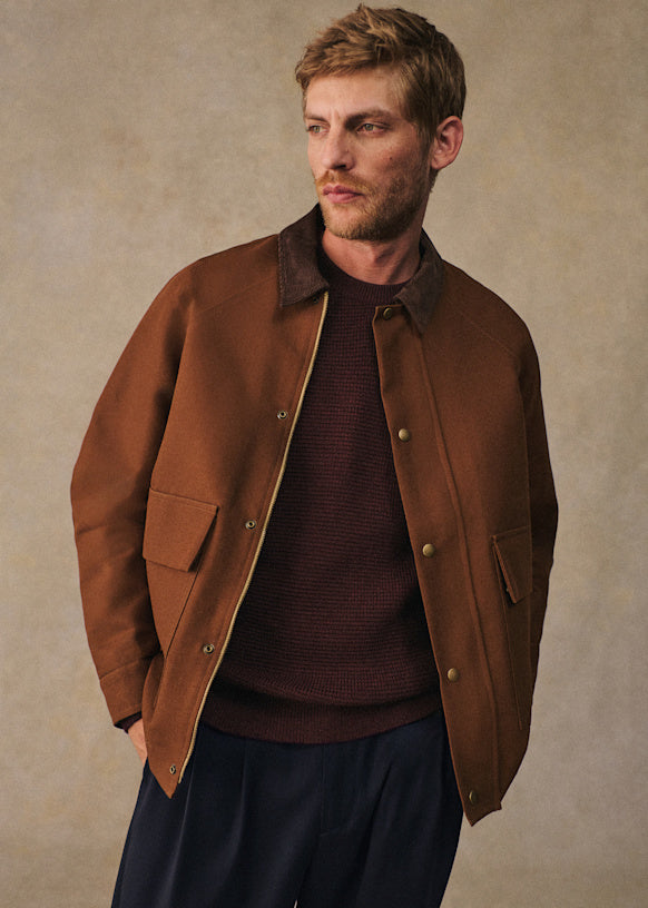 Octobre Edition Tarlon Jacket , Brown (Size: X-Small)