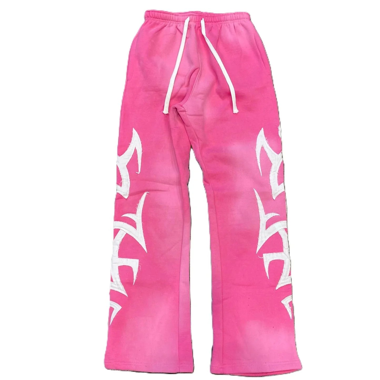 AWOKEN  DREAMS PINK PATCHWORK HOODIE AND SWEATS XS