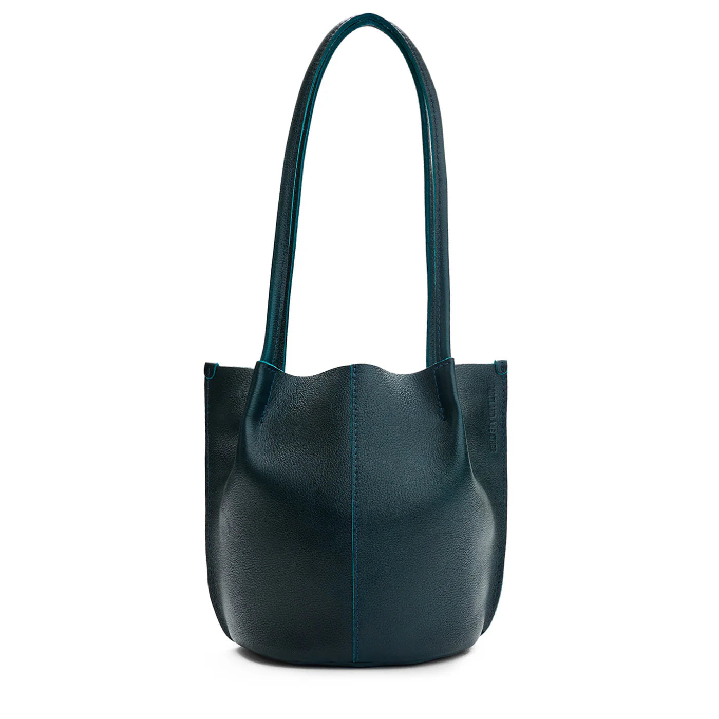 Portland Leather Devan Bucket Tote (Color : Boreal)