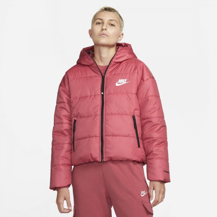 Nike W Nsw Tf Rpl Classic Hd Jacket- Desert Berry  NWT