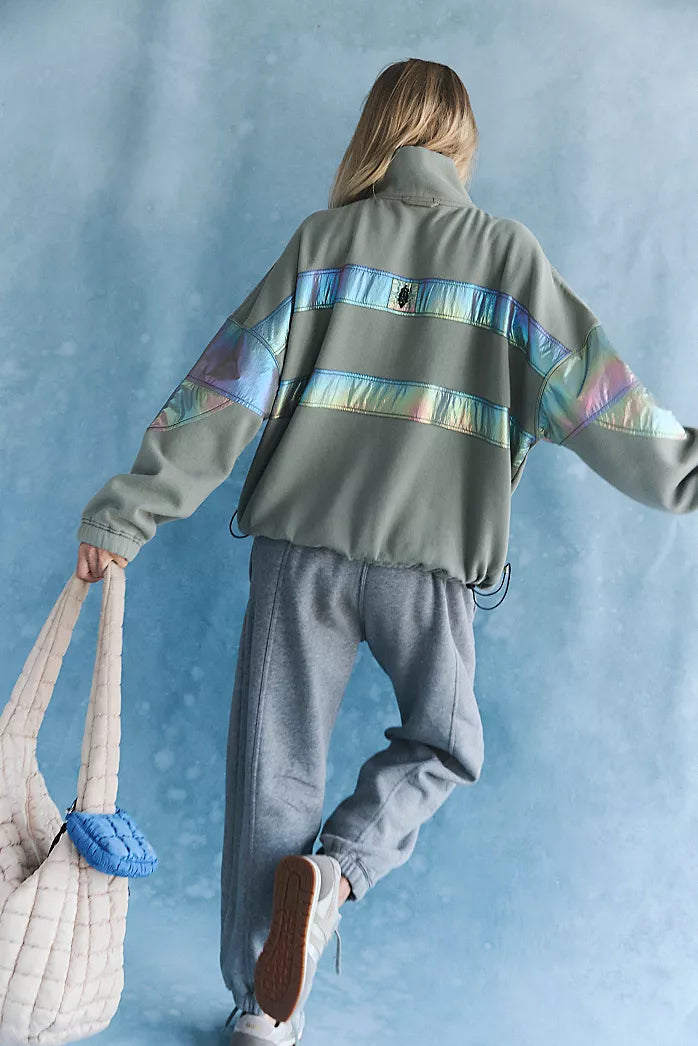 free people sage stone jacket green Size M