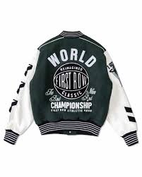 First Row World Champ Wool Varsity-Forest Green- New with Tags